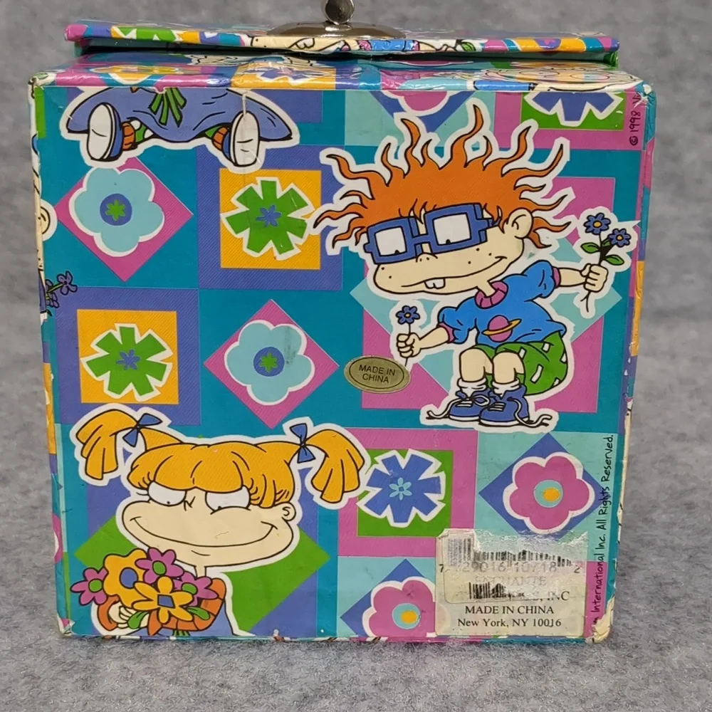 Vintage Rugrats Colorful Jewlery Storage Box